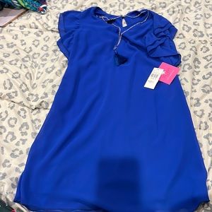 Royal Blue Dress Size 12 necklace included